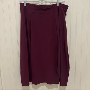 Elegant Porto 3  Burgundy Women's Skirt